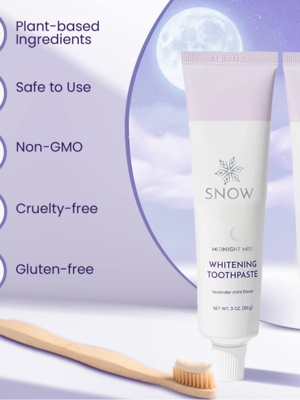 Midnight Mist Lavender Mint Whitening Toothpaste